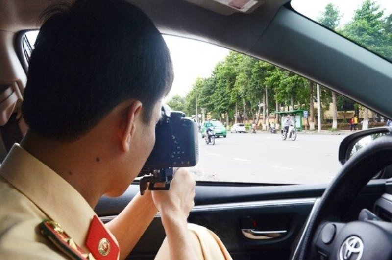 phạt tốc độ ô tô