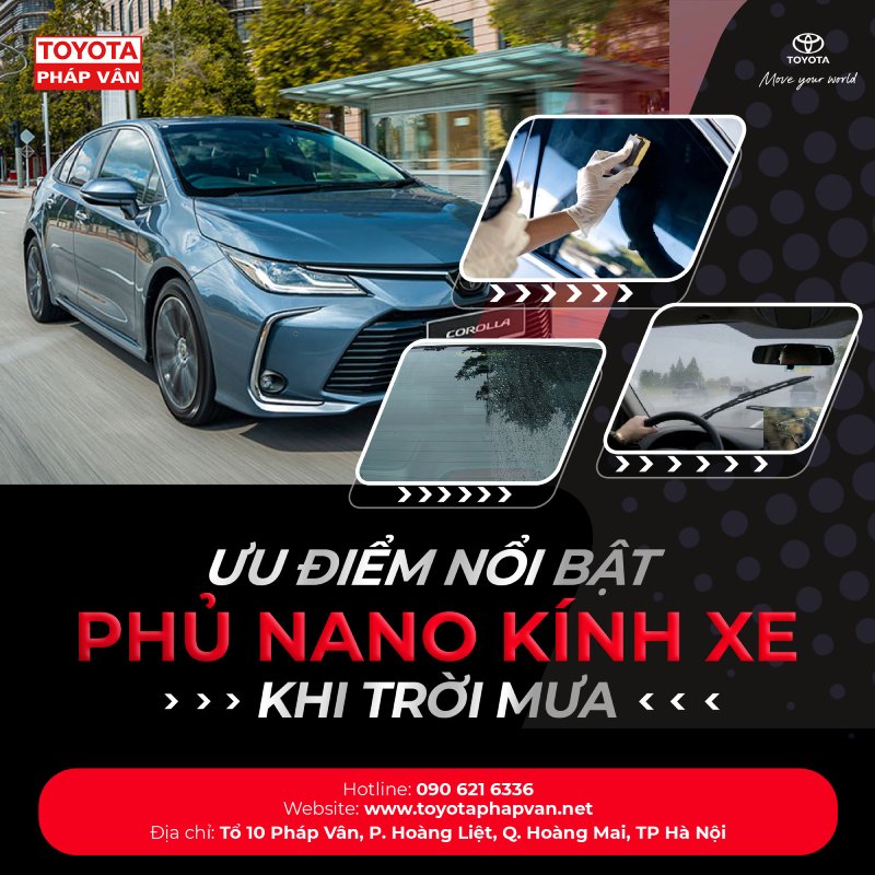 phủ nano kính xe ô tô