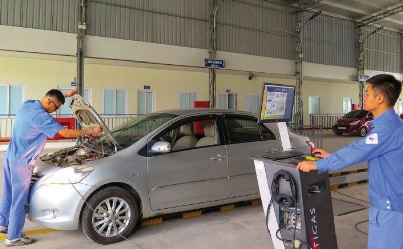 quy trình đăng kiểm xe ô tô